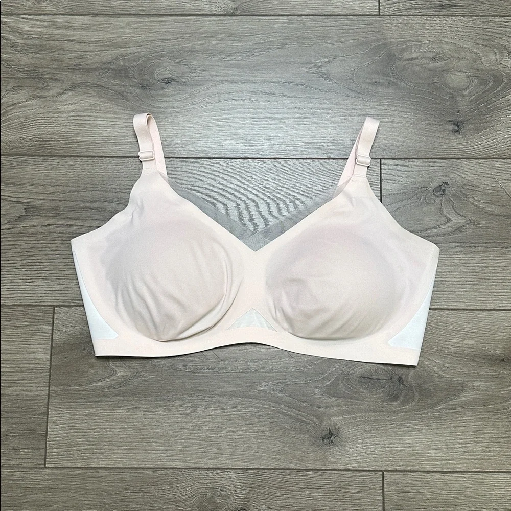 Honeylove Crossover Convertible Wireless Bra Blush‎ Pink Size 2X